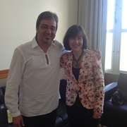 M. Patrão Neves com Cláudio Lorenzo